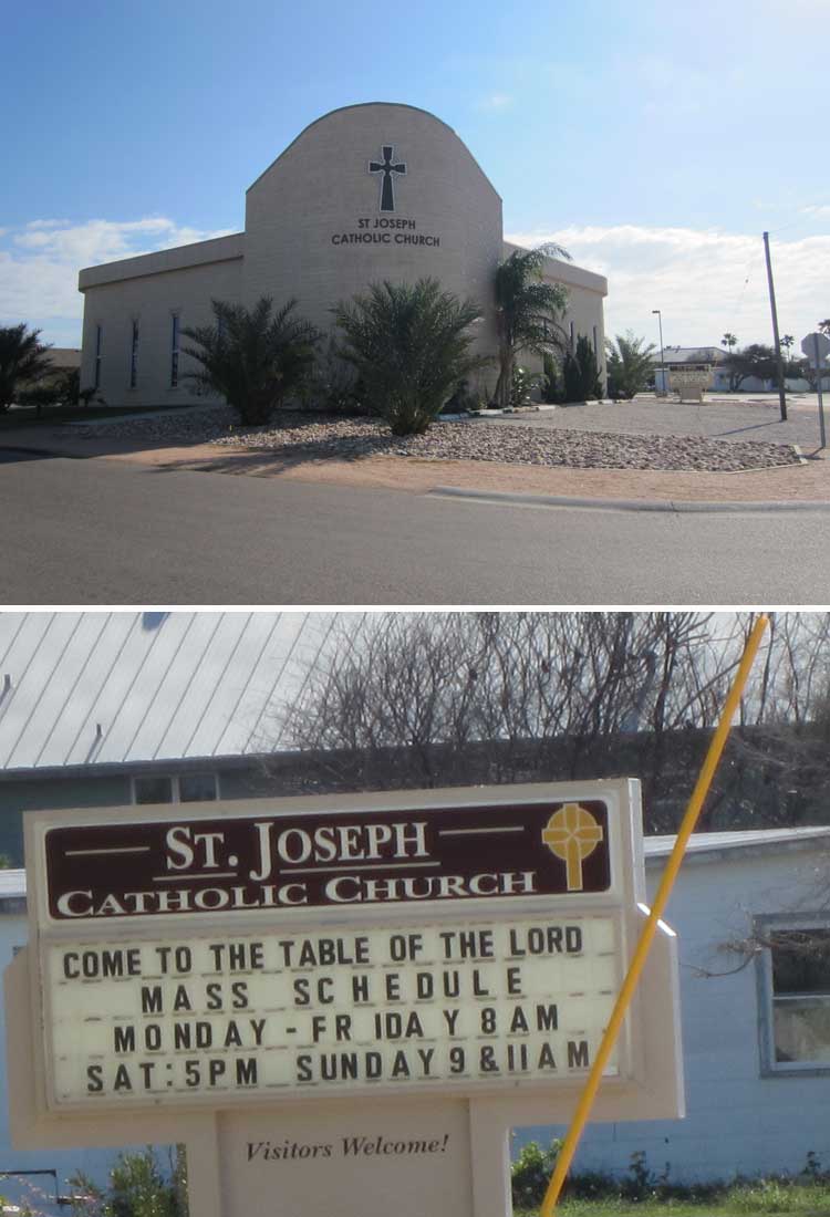 St. Joseph Catholic Church in Port Aransas Texas