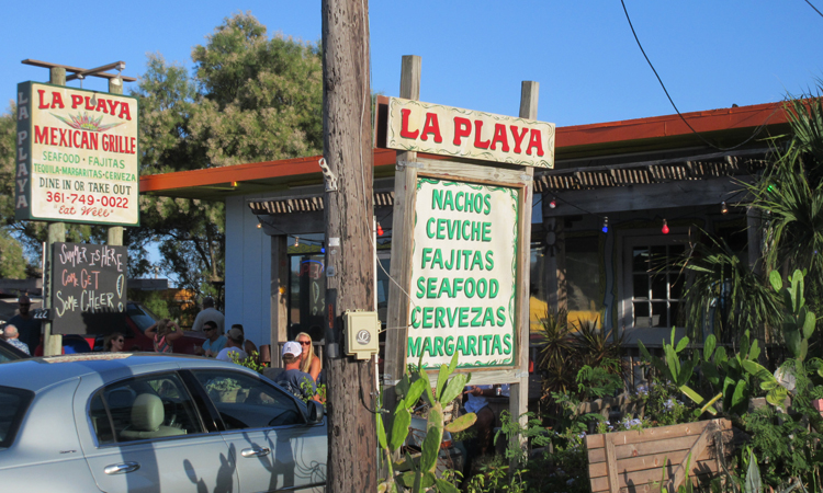 La Playa Mexican Grille in Port Aransas, Texas. in Port Aransas, TX.