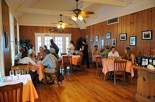 Roosevelt's Restaurant at The Tarpon Inn in Port Aransas, Texas.