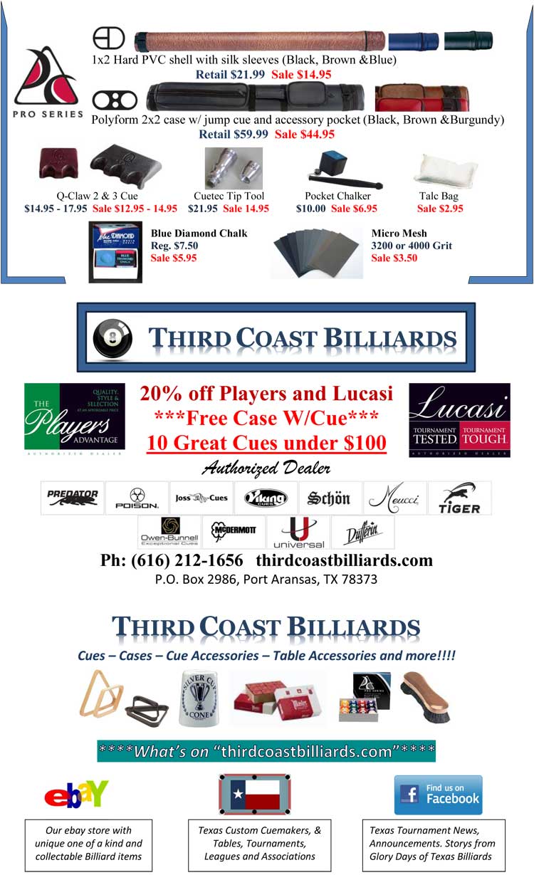 Third Coast Billiards in Port Aransas Texas