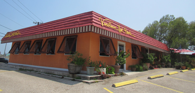 Venetian Hot Plate Restaurant in Port Aransas, Texas.