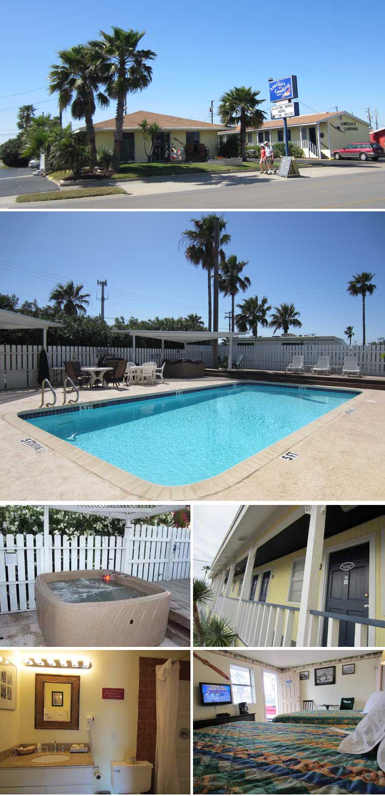 Amelia's Landing Hotel in Port Aransas, Texas.