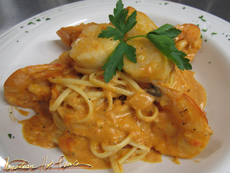 Venetian Hot Plate Restaurant in Port Aransas, TX.