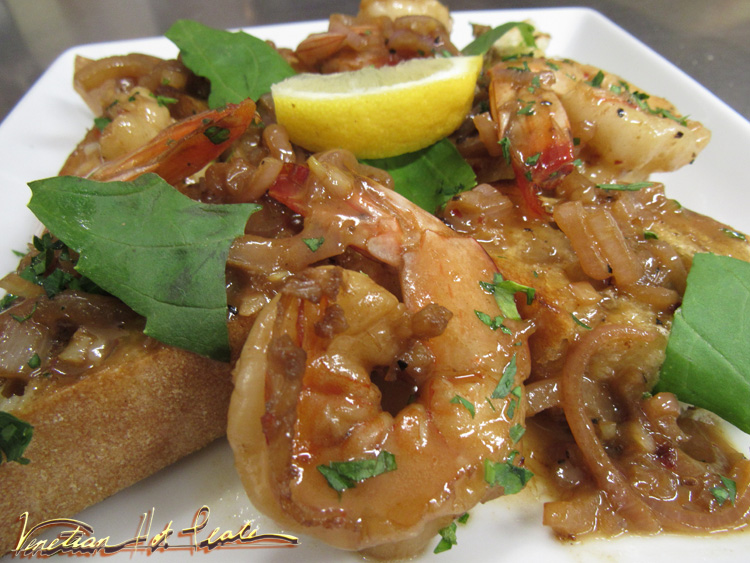 Venetian Hot Plate Restaurant in Port Aransas, TX.